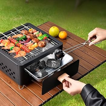 Amazon | WXQバーベキューコンロ 焚き火台 ポータブル BBQコンロ